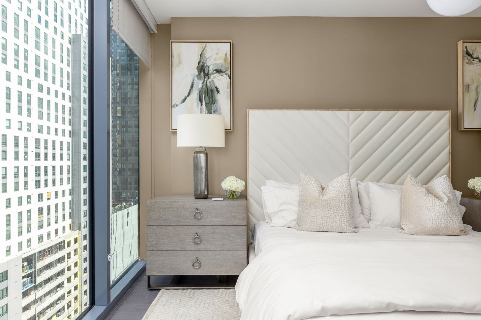 Primary suite with a king bed and a 55 4K UHD TV