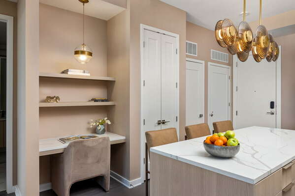 Dedicated desk space