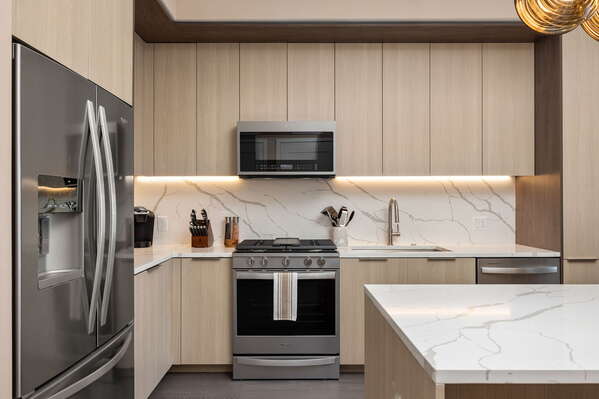 Kitchen fully equipped with all modern amenities