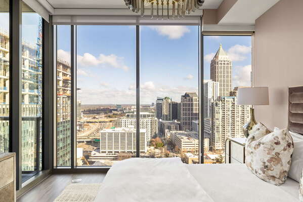 Primary suite with a King bed and a 55 4K UHD TV