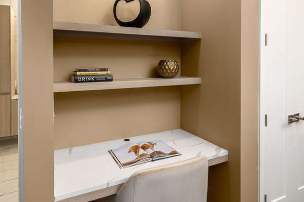 Dedicated desk space