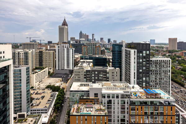 Stunning views of Midtown Atlanta